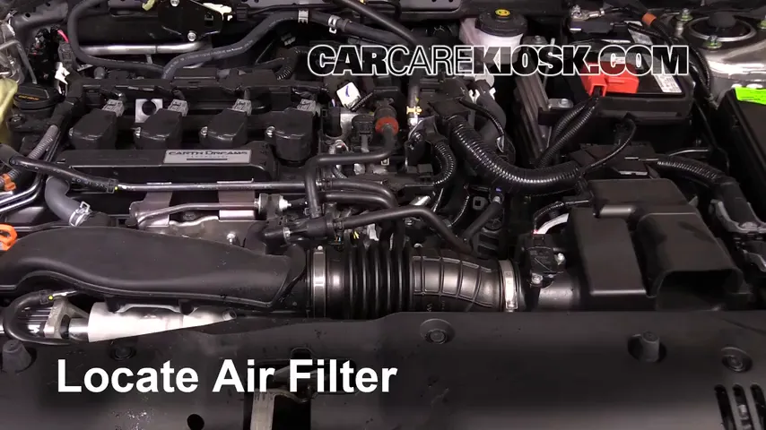 2018 Honda Civic LX 2.0L 4 Cyl. Hatchback Air Filter (Engine) Replace